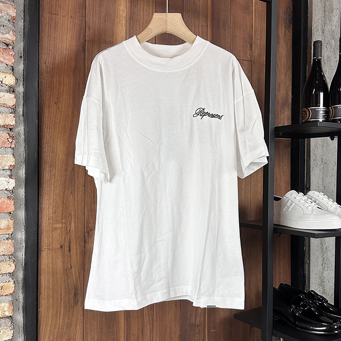 リプレゼント メンズ ラウンドネック半袖Tシャツ - Represent  - rec7030x