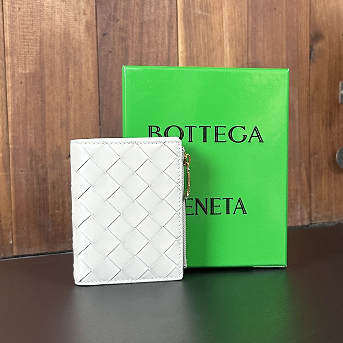 ボッテガヴェネタ ユニセックス グレー 二つ折り財布 - Bottega VenetaGray s - bvw218x