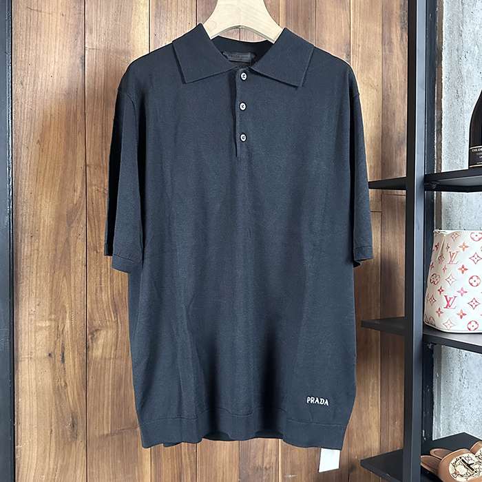 プラダ メンズ ポロ 半袖Tシャツ - Polo- prc7327x