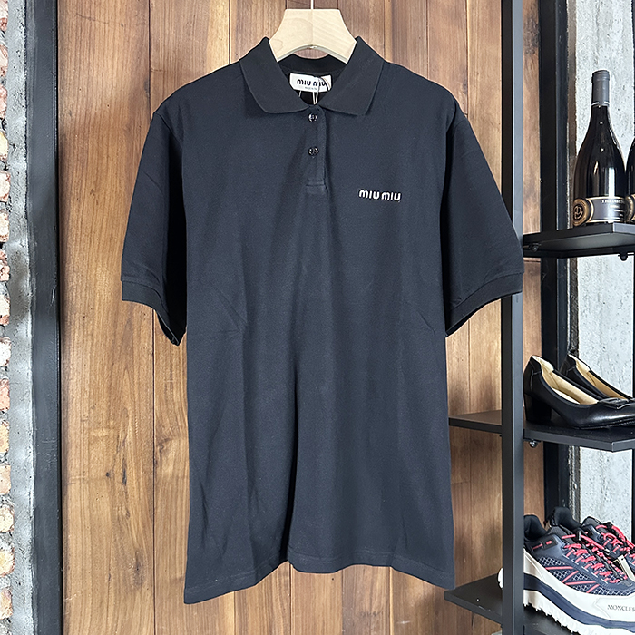 ミュウミュウ ユニセックス ポロ 半袖Tシャツ - Polo- mic7060x