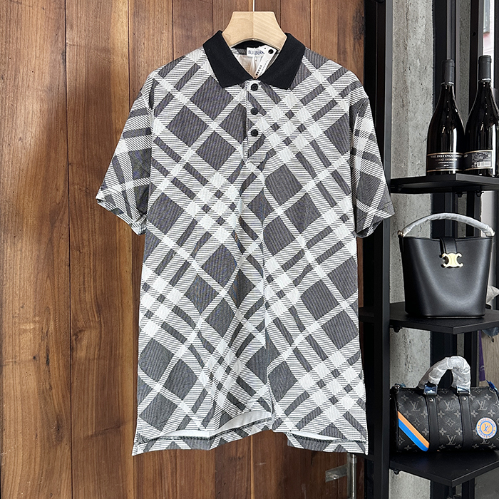 バーバリー メンズ ポロ 半袖Tシャツ - Polo- buc6577x