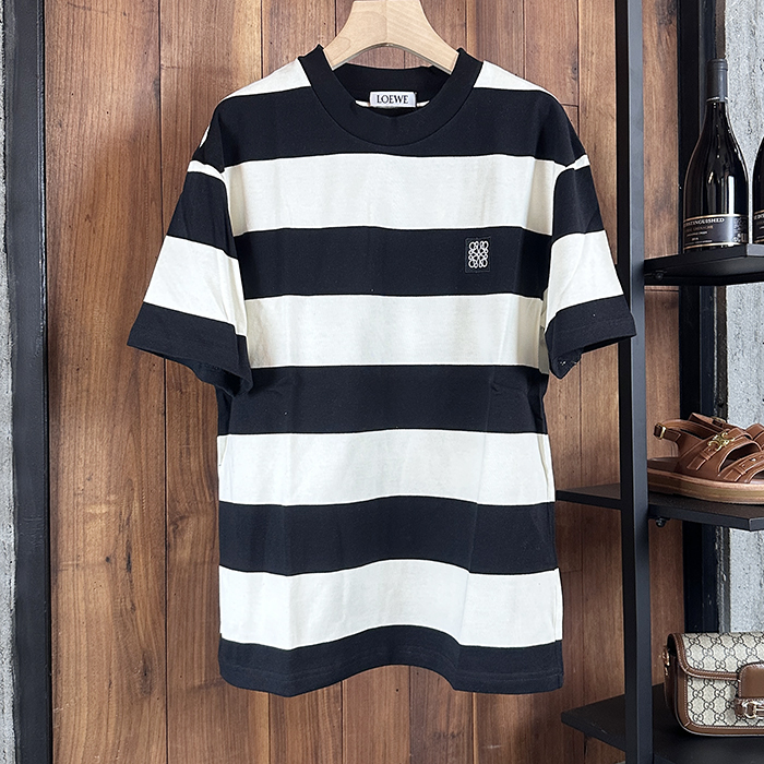 ロエベ メンズ ラウンドネック半袖Tシャツ - Round- loc7011x