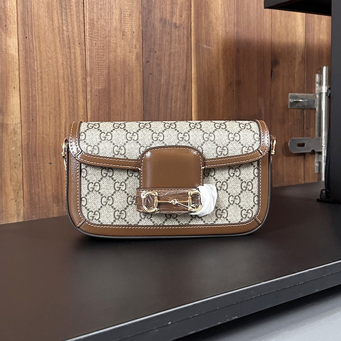 グッチ レディース ブラウン ショルダーバッグ- Brown - gu223x