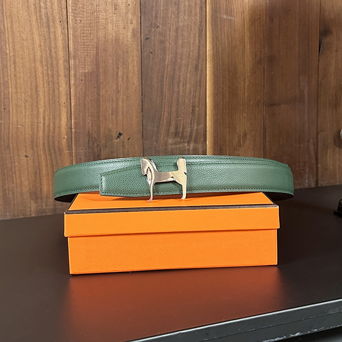 エルメス メンズ Punache バックル リバーシブル ベルト -  Punahche Buckle  - bel316x