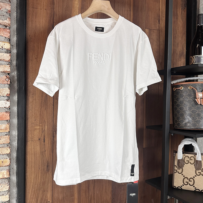 フェンディ メンズ ラウンドネック半袖Tシャツ - Round- fec6506x