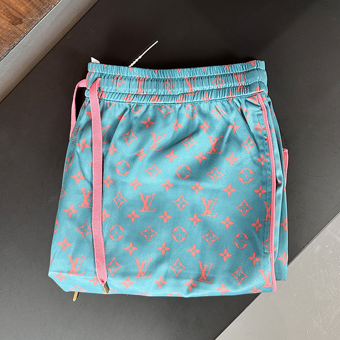 ルイヴィトン メンズ モノグラム シルク ショーツ -   Silk Shorts - lvc7541x