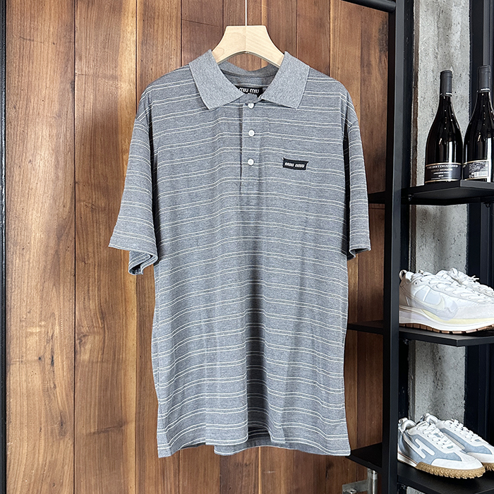 ミュウミュウ メンズ ポロ 半袖Tシャツ -  Polo- mic5923x