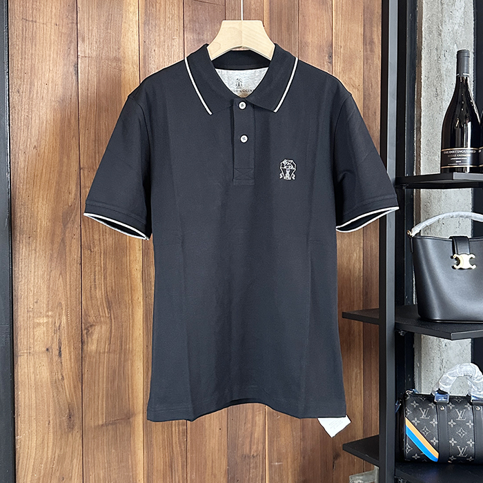 ブルネロクチネリ メンズ ポロ Tシャツ -  Cucinelli Polo- brc5343x