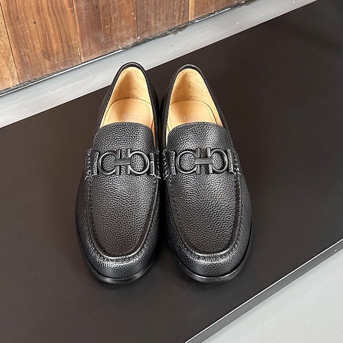   Loafer,FGMS0596 - フェラガモメンズ レザーローファーブラック