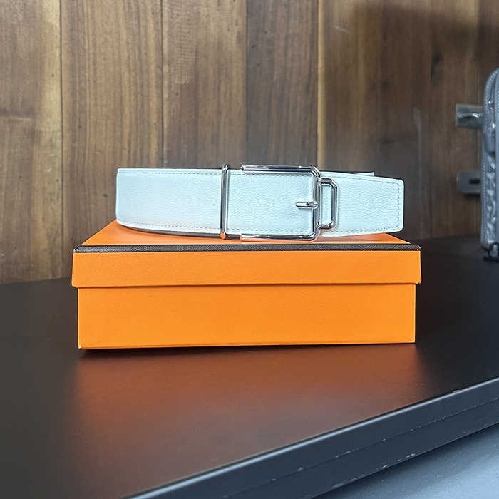 エルメス メンズ Volte Face バックル リバーシブル ベルト -  Volte Face réversible - bel360x