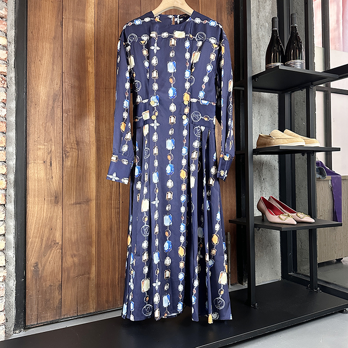 ルイヴィトン レディースロンスリーブ ネックレス ドレス - Long Sleeved Dress - lvc7708x