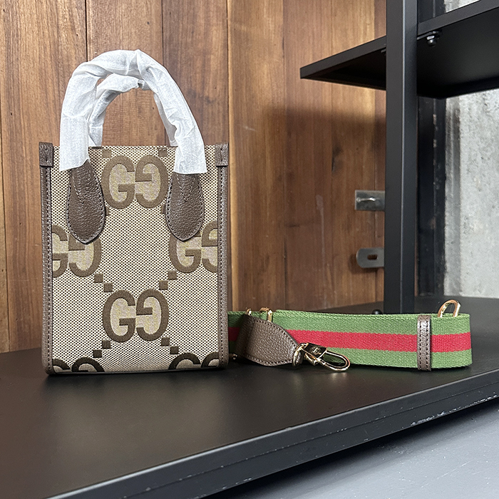 グッチ レディース GG ミニ クロスバッグ - Brown- gu981x