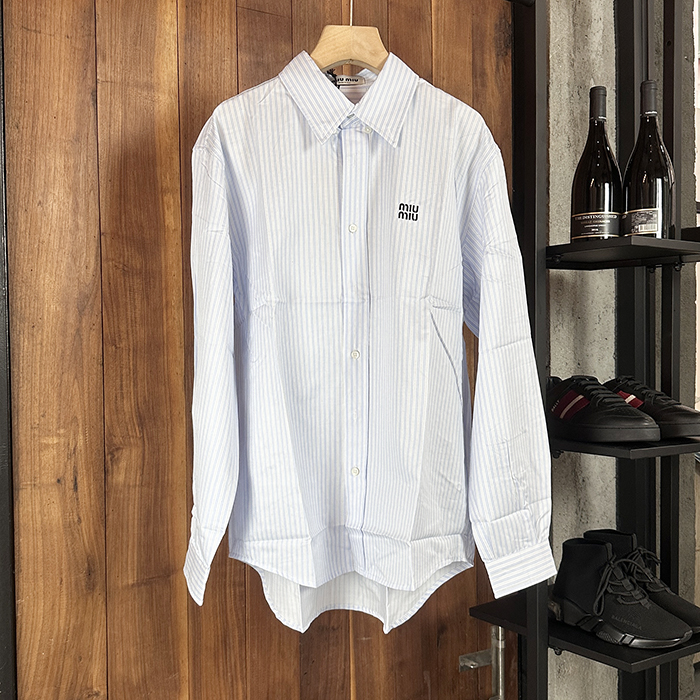 ミュウミュウ ユニセックス チェック シャツ - Flanner Shirts - mic7618x