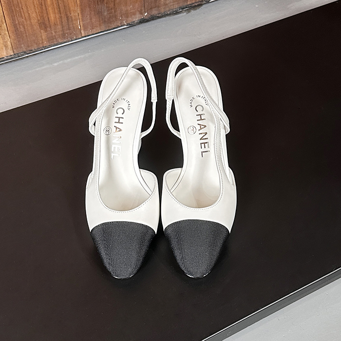 シャネルレディース ミドルヒール スリングバック -  Middle Heel Slingback - chs6015x