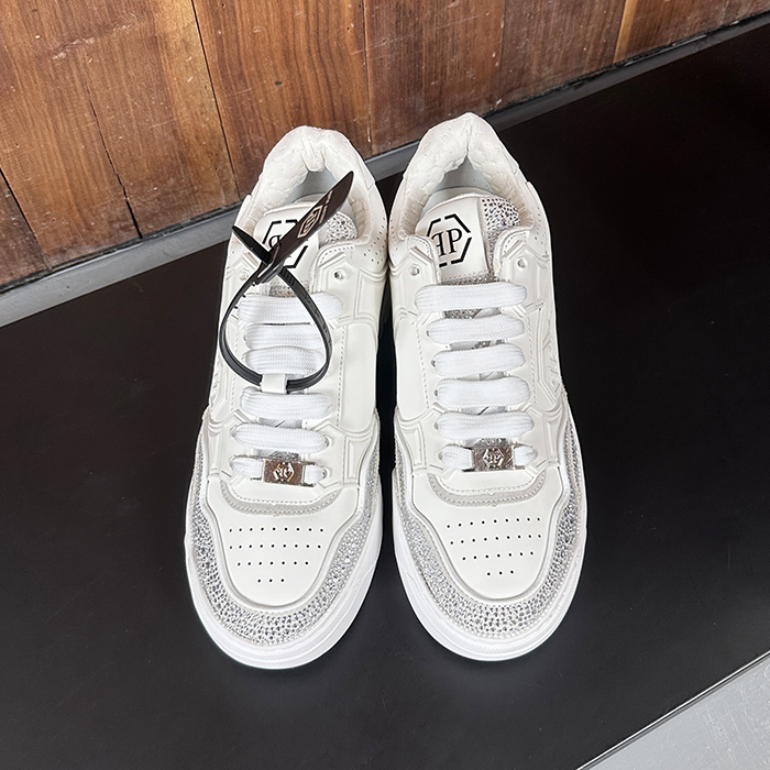 フィリッププレイン メンズ イニシャル スニーカー - Philipp Plein  - phs4019x