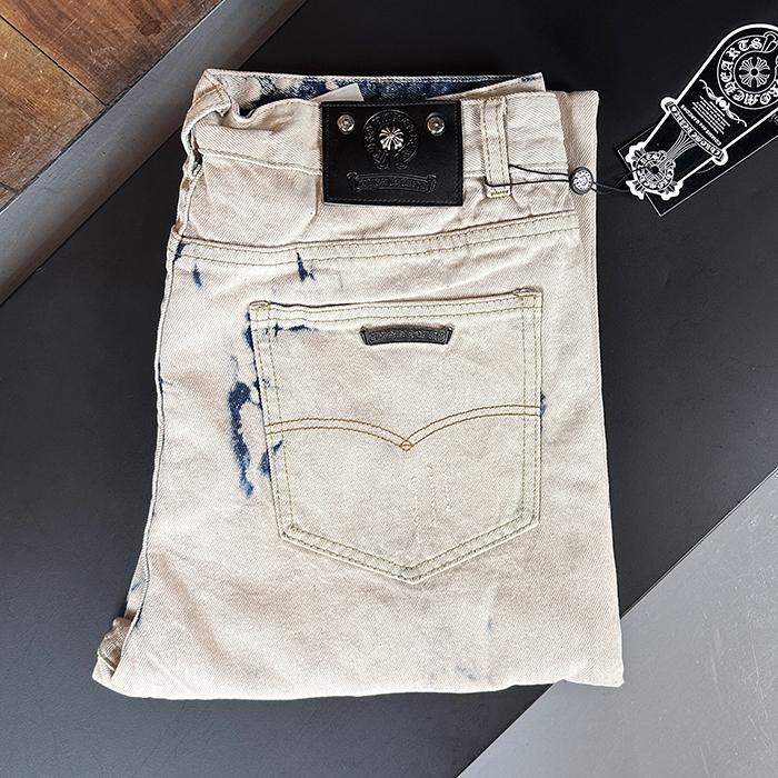 クロムハーツ メンズ トレンディ グレー ジーンズ - Gray - ch170x