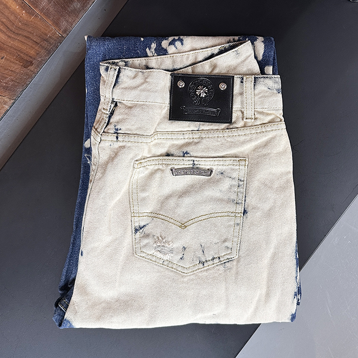 クロムハーツ メンズ トレンディ ブルー ジーンズ -  - ch169x