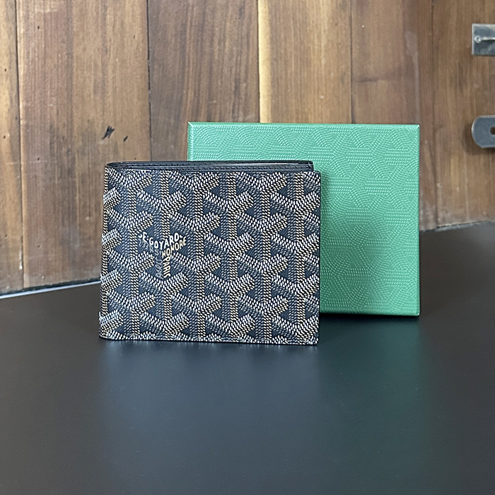 ゴヤール ユニセックス ブラック ビクトワール 二つ折り財布 - Victoire s - gow61x