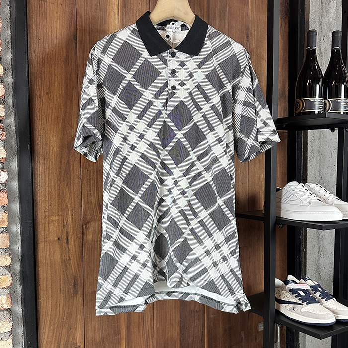 バーバリー メンズ ポロ 半袖Tシャツ - Polo- buc6577x