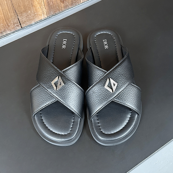 ディオール メンズ  ブラック サンダル  -   - di66