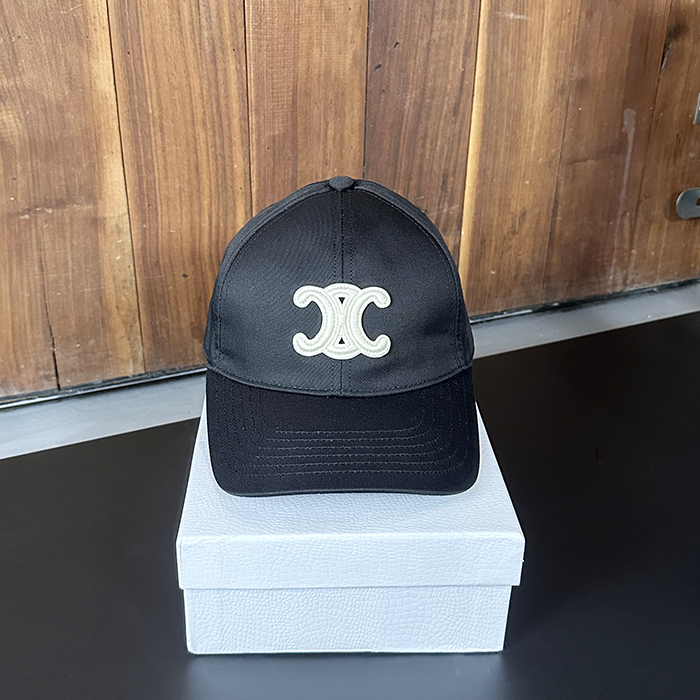 セリーヌユニセックス ブラック ボールキャップ - Celineacc1865x