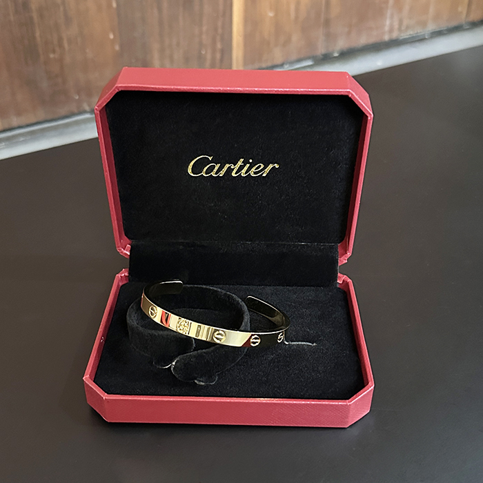  ラブブレスレット 18Kイエロー ゴールド B6032416 カップルブレスレット - ca0009z  Love Bracelet 18k Yellow Gold