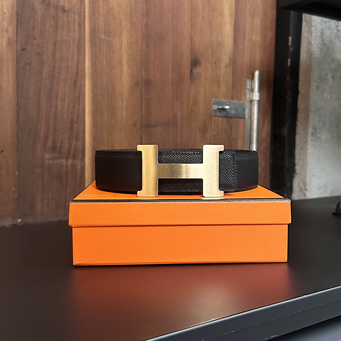 エルメス メンズ コンスタンス バックル リバーシブル ベルト -  Constance Buckle  - bel332x