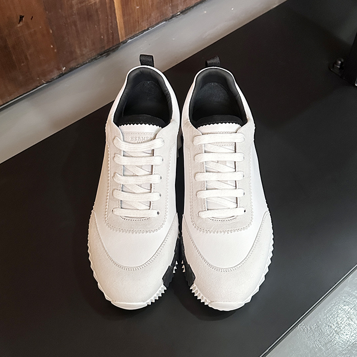 【】エルメス ユニセックス バウンシング スニーカー  - Gray  - he328x