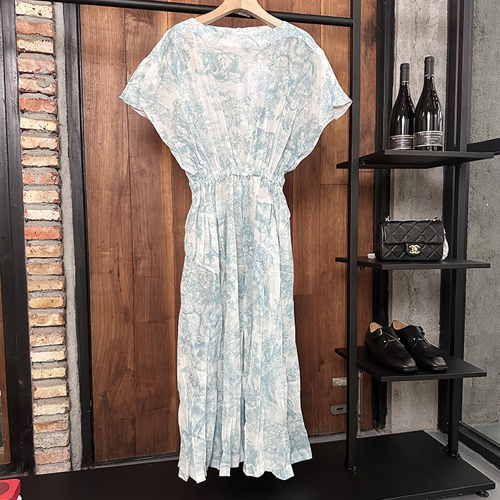 ディオール レディース ディオールリビエラ  ミディ ドレス -   iviera Flared Midi Dress- dic7957x