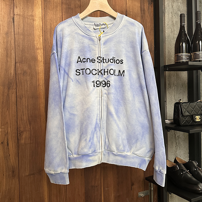 アクネ ユニセックス ジップアップ スウェット - Acne- anc5255x