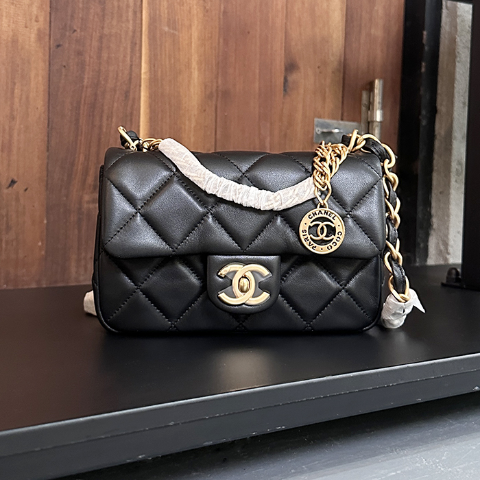 シャネルレディース ブラック チェーンバッグ - - ch456x