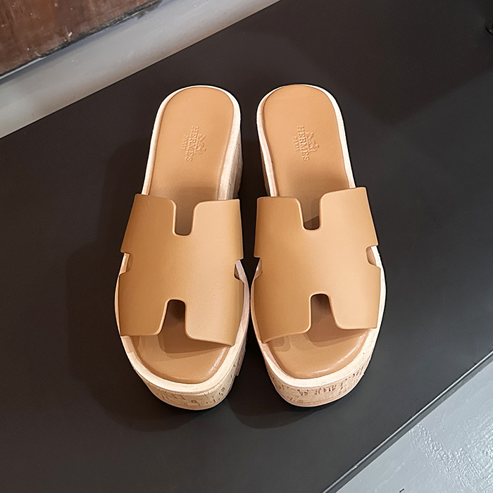 エルメス レディース ウェッジヒール ミュール -   Wedges heel  - hes1457x