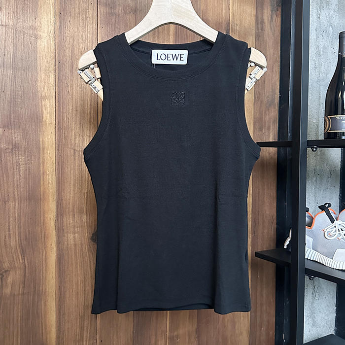 ロエベ レディース ラウンドネックノースリーブ -   Top - loc6973x