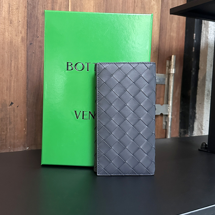 ボッテガヴェネタ メンズ ネイビー 長財布 - s - bv98x