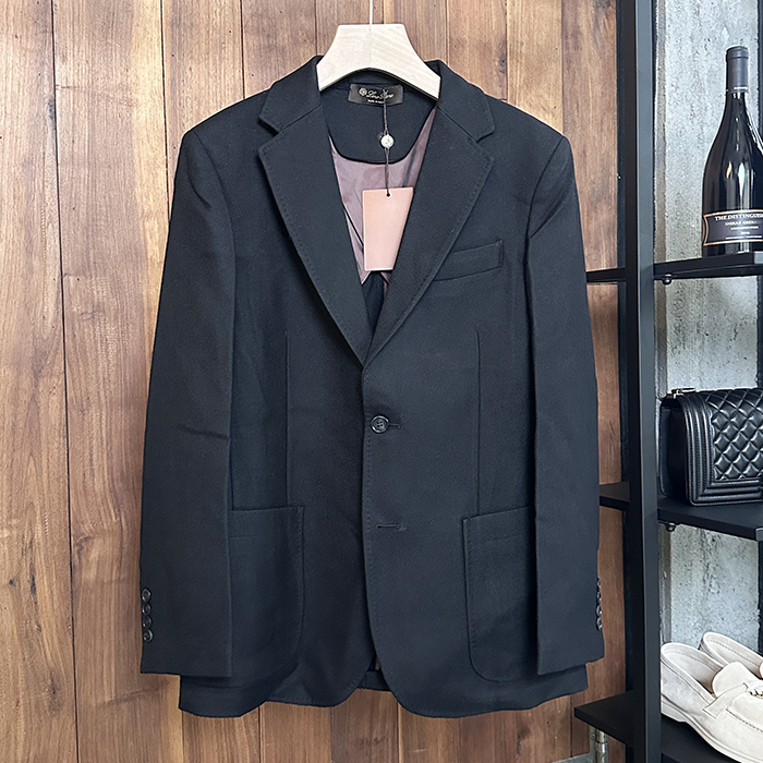 ルルレモン メンズ ブラック スーツ ジャケット -  lp23x