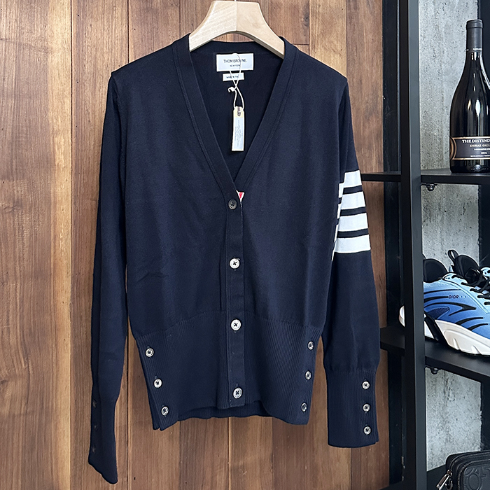トムブラウン レディース Vネック カーディガン -   - thc1250x