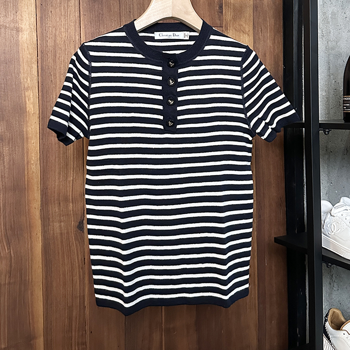 ディオール レディース マリニエール ニット 半袖Tシャツ -   Mariniere  - dic7535x