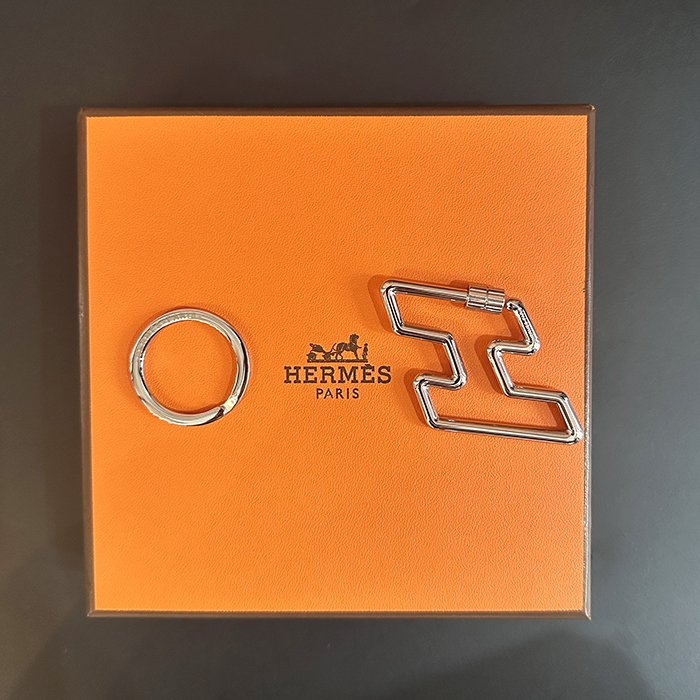 エルメス ユニセックス ナノグラム キーリング - Key - acc2506x