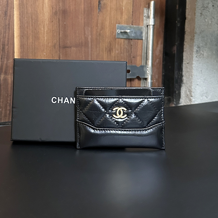  Gabriel Card Purse - シャネルレディース  ガブリエル カードケース Cnl0105x.11CM.ブラック