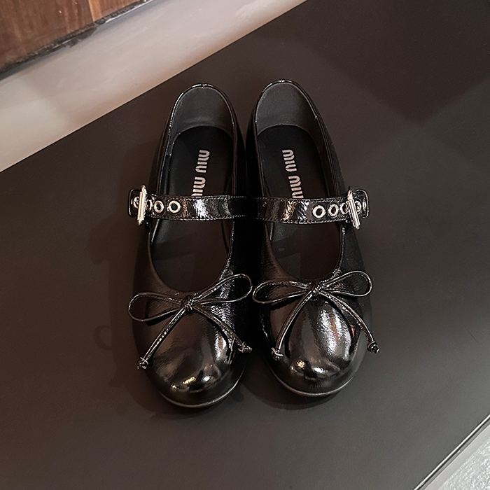 ミュウミュウ レディース ナッパ バレリーナ -   Nappa Plats - mis5692x