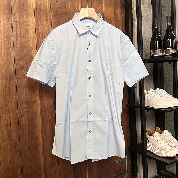 Burberry Basic  - バーバリーメンズ ヴィンテージ ベーシック シャツ Bur03777x.ブルー