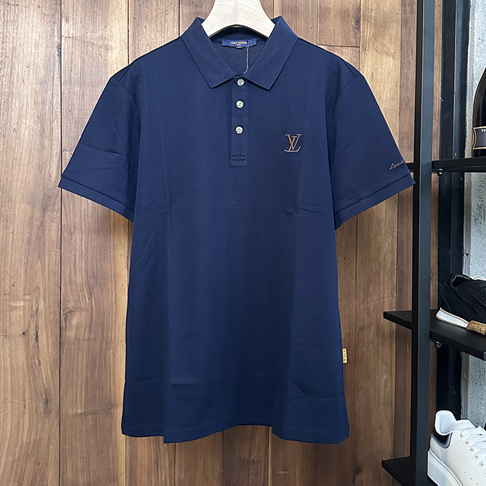 ルイヴィトン メンズ ブラック ポロ Tシャツ -   - lvc392x