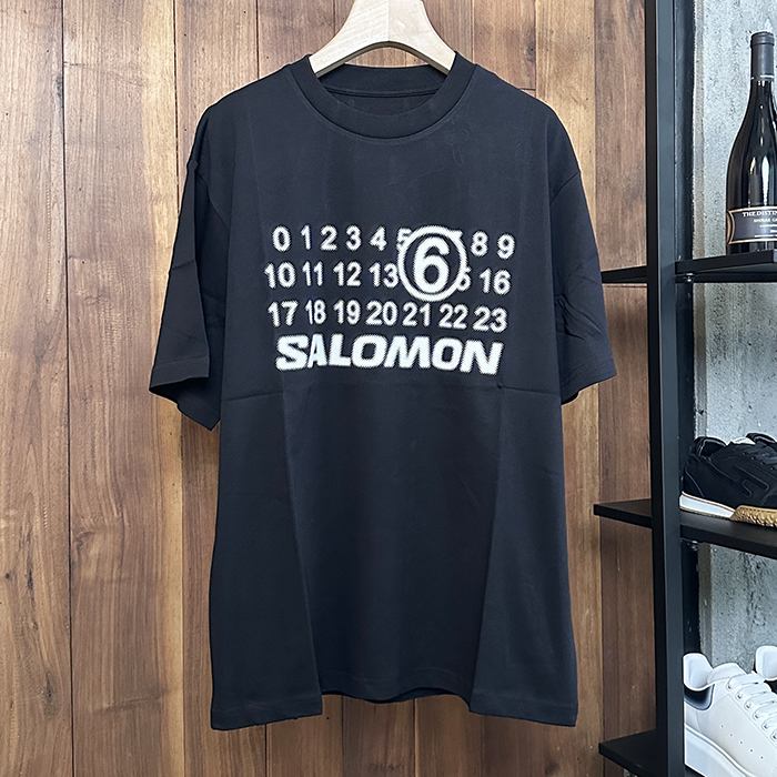 メゾンマルジェラ メンズ ラウンドネック半袖Tシャツ -  Round- mac7139x