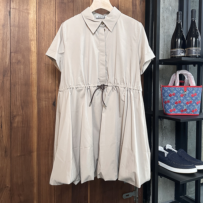 ロエベ レディース 半袖 ドレス -  Short Sleeve Dress - loe7710x