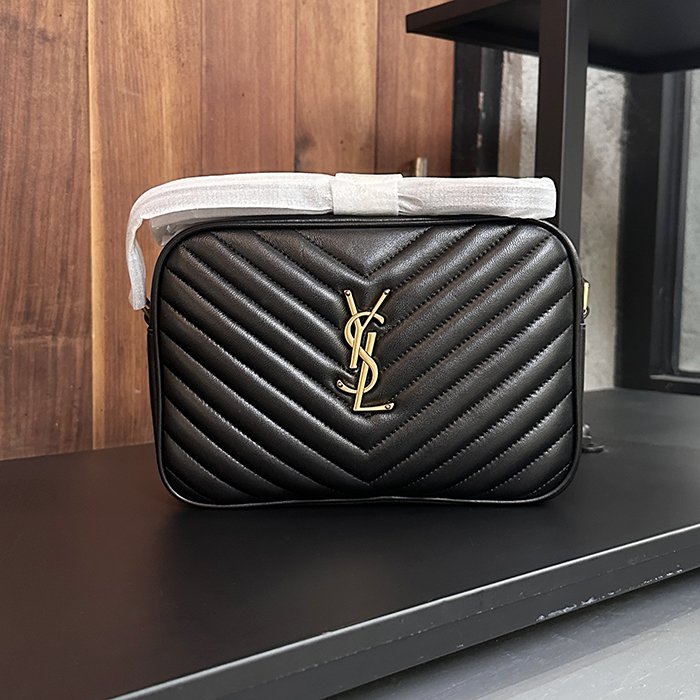   CameraBag,23CM - サンローラン レディース モノグラムクロスバッグ 468537,SLB0121, 23CM,ブラック()