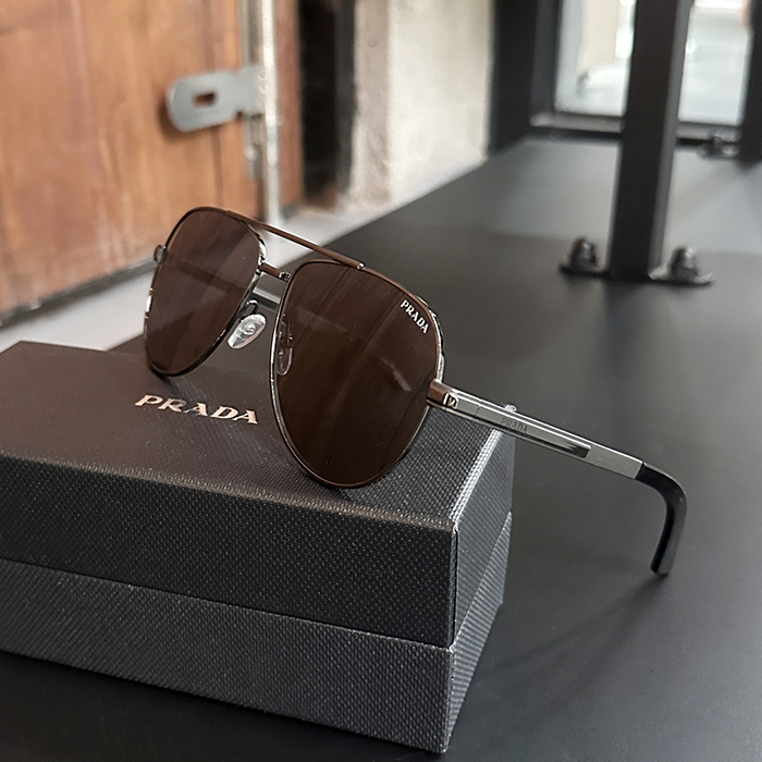 プラダ メンズ  メタル フレーム サングラス- Premium   - acc4309x