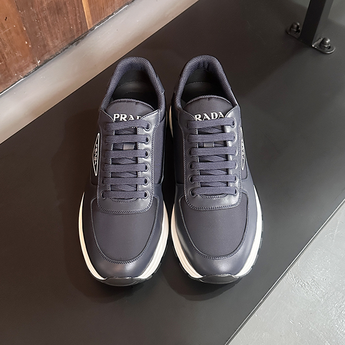 プラダ メンズ ネイビー スニーカー -  - pr351x