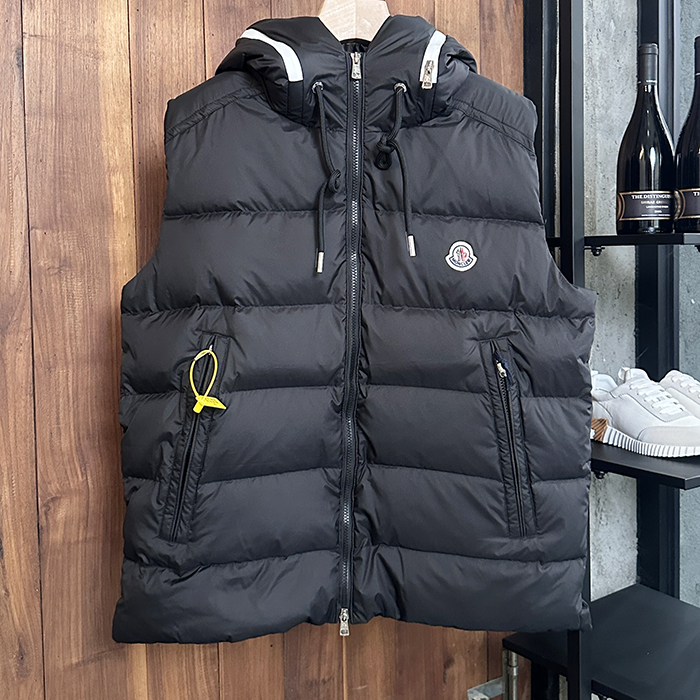 モンクレール メンズ ブラック ダウン ベスト - Best - moc02522x