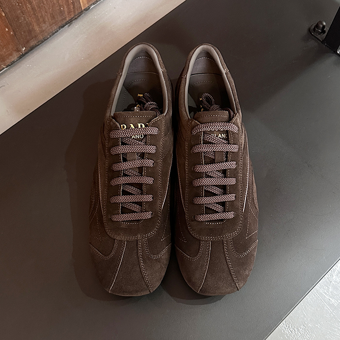 プラダ メンズ モンテカルロ リエディション 2005 スエード スニーカー - Monte Carlo Re-Edition 2005 Suede  - prs7096x