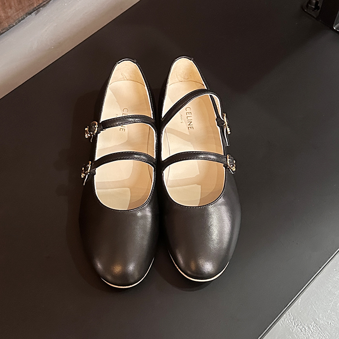 セリーヌ レディースレバレリーナダブルストラップ バレリーナ -  Les Ballerinas Double Strap - ces6787x